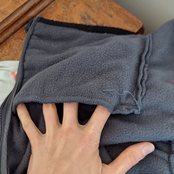 ๐๐ = 5/$25-Gray fleece jacket, XL, NWOT - Picture 5 of 8